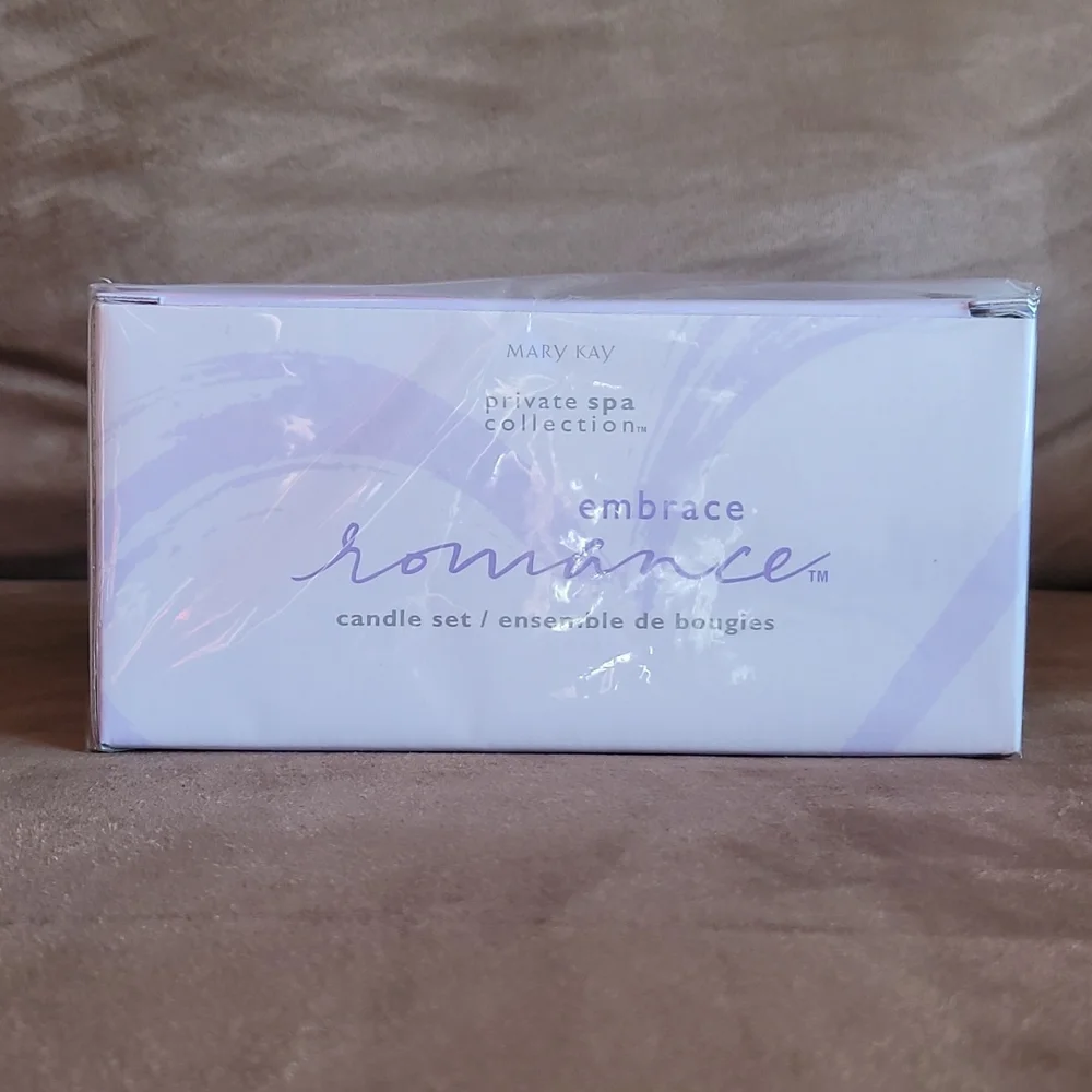 Mary Kay Embrace Romance (3) Candle Set Private Spa Collection New in Box - Picture 4 of 7
